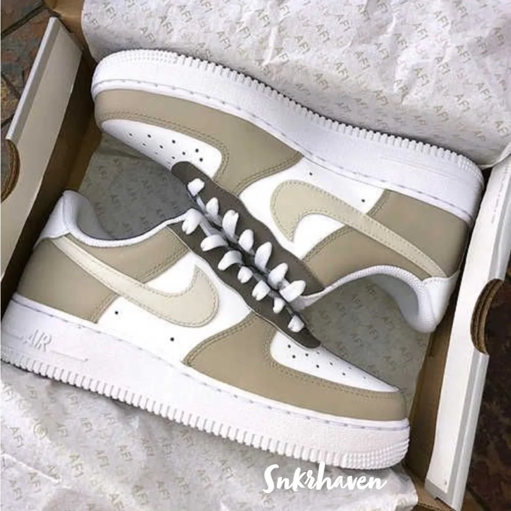 Nike brown Air Force 1 - Picture 1 of 2